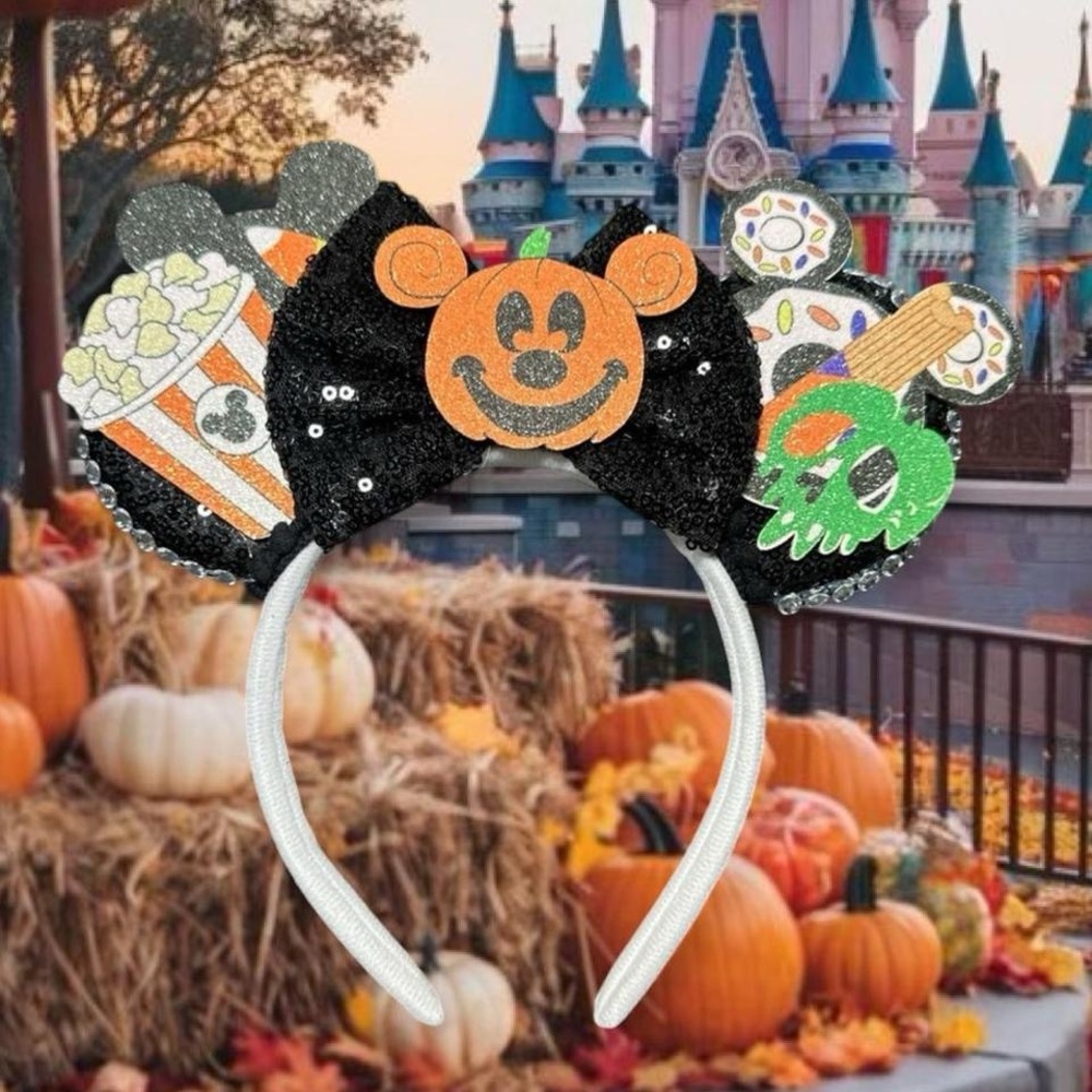 Halloween Mickey Mouse Ears Headband